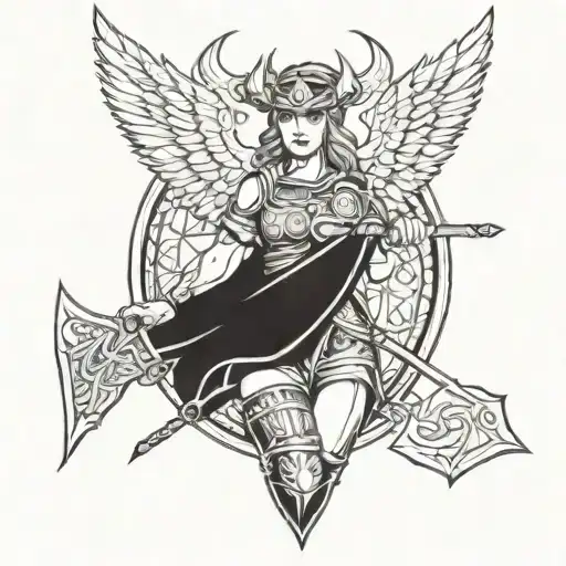 Valkyrie With A Axe