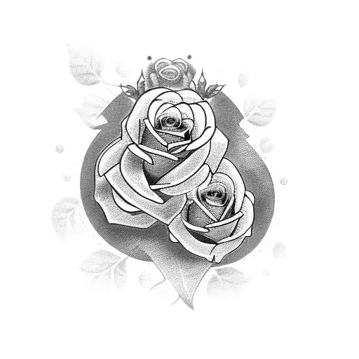 Shoulder And Arm Tattoo With 3 Clocks With Rolex Symbol Surrounded With Roses