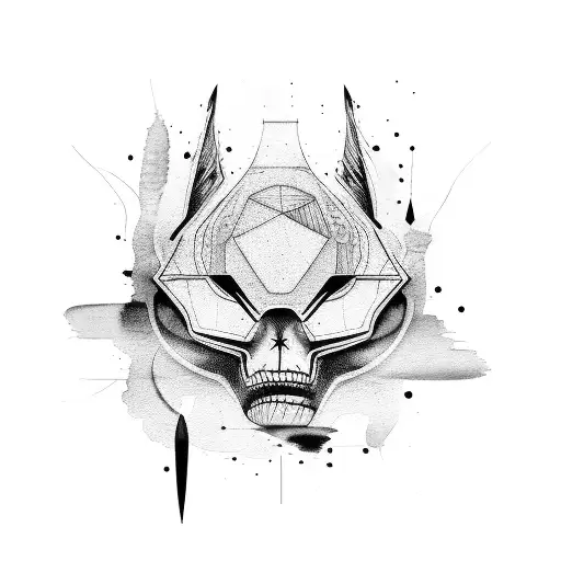 Abstract Watercolor Line