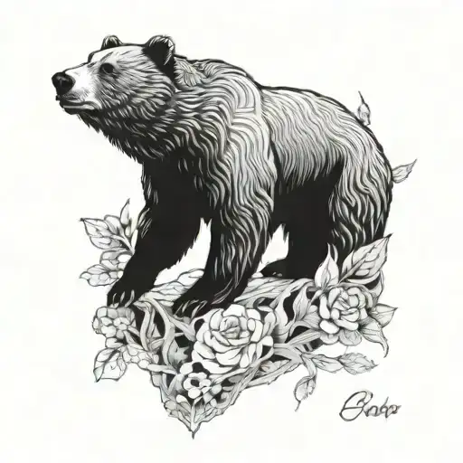 Fience Bear With Skipe Collar