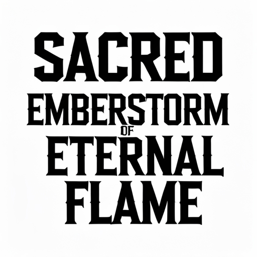Sacred Emberstorm of Eternal Flame Tattoo idea