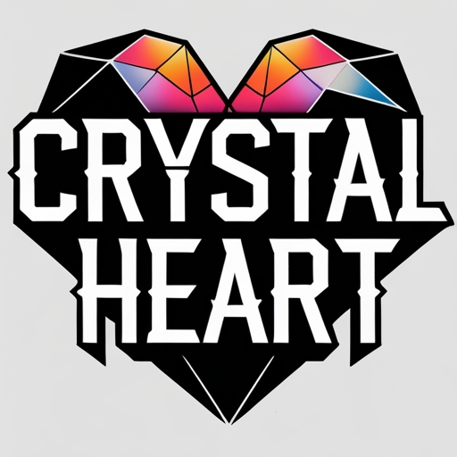 Crystal Heart Tattoo idea
