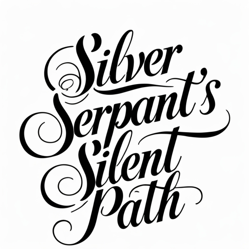 Silver Serpent’s Silent Path Tattoo idea