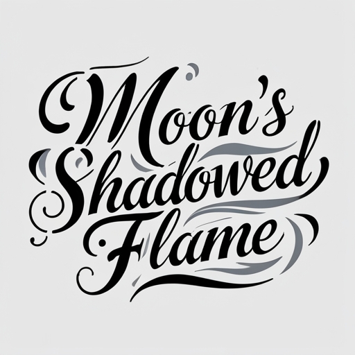 Moon’s Shadowed Flame Tattoo idea