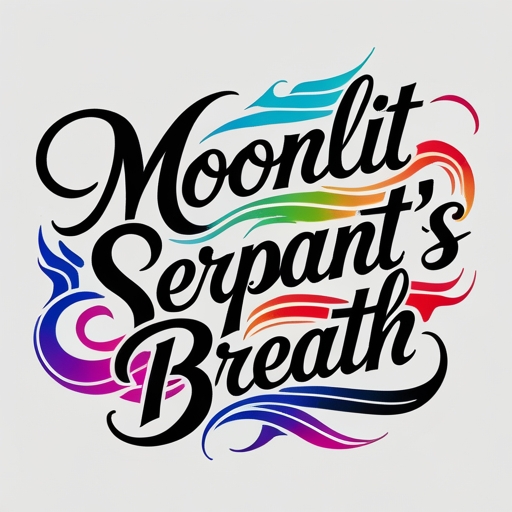 Moonlit Serpent’s Breath Tattoo idea