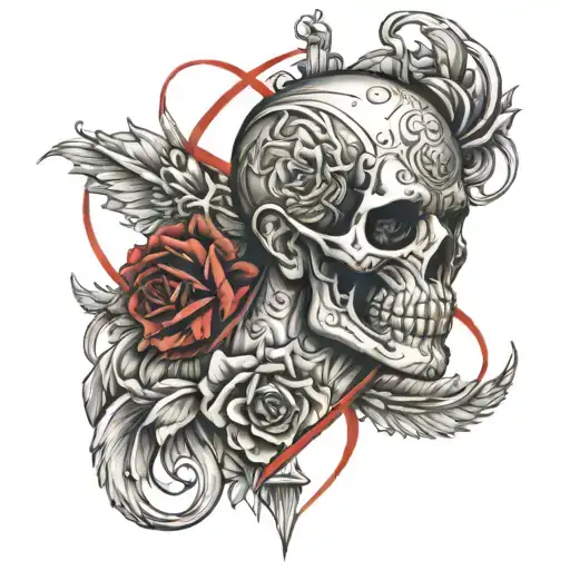 Disasasemble Vertically With Red Line Through It