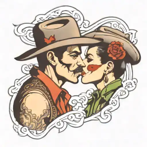 2 Cowboys Kiss In Love