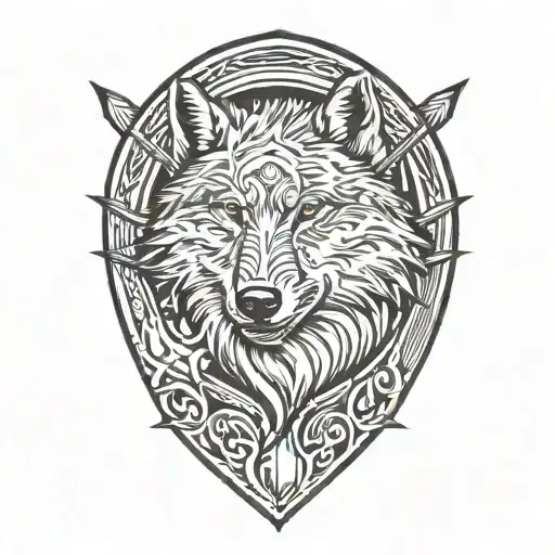 Wolf Fire Arrow