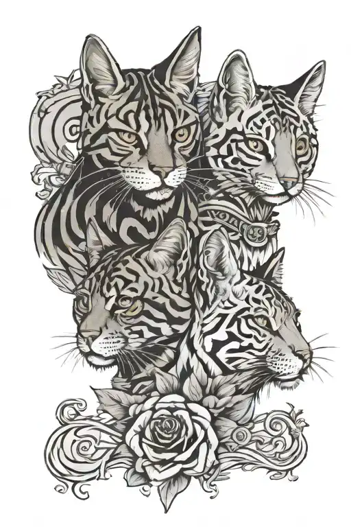 Thin Line And Kats In Love