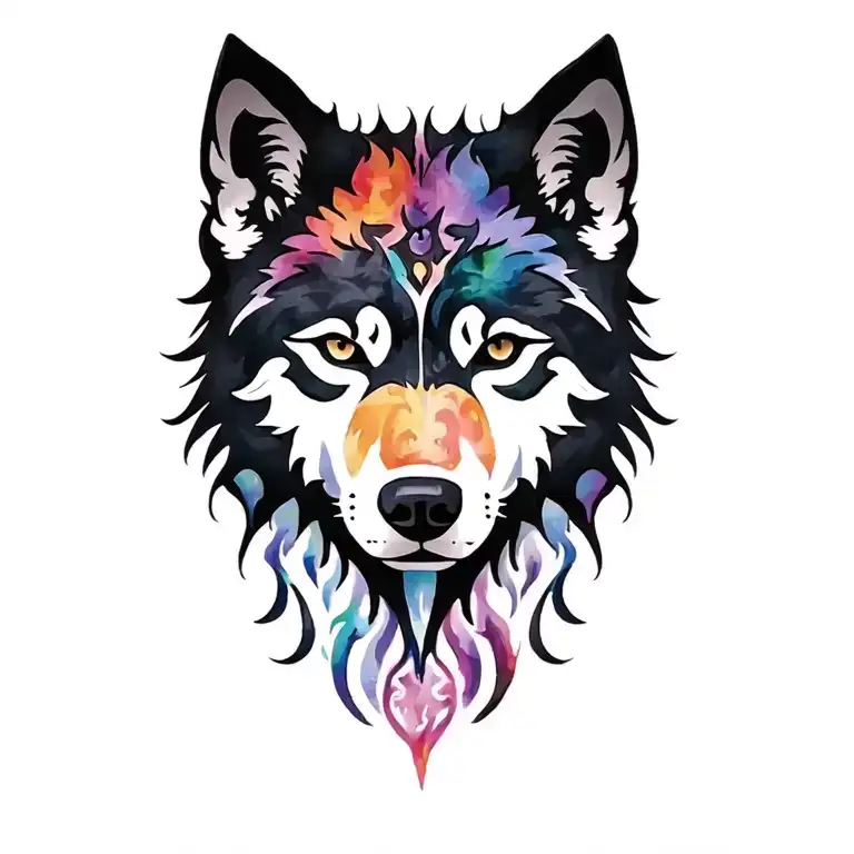 Shadow Wolf Silhouette