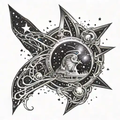 Galaxy Filled With Stars