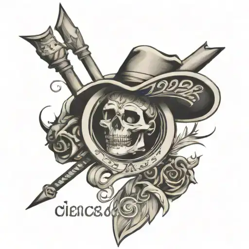 Date Tatto With Club Logo