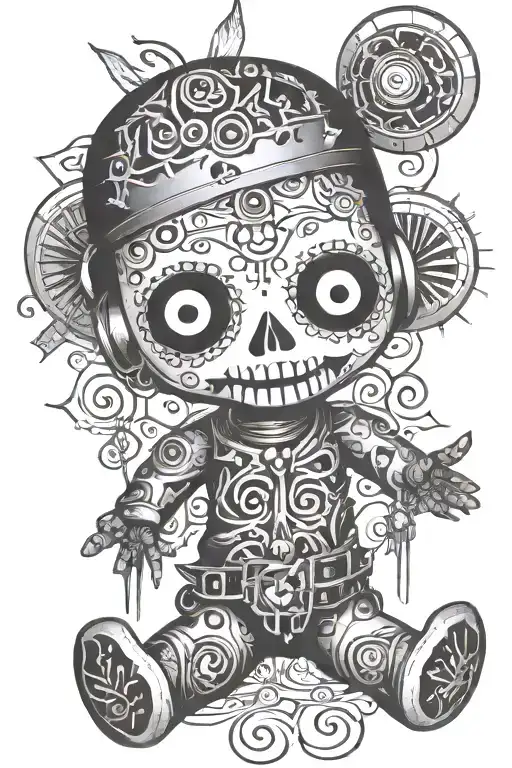 Psychedelic Voodoo Doll
