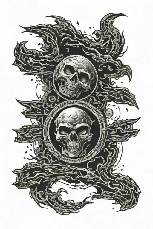 Dark Moon Obscure In The Moon