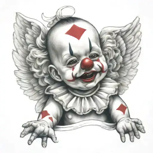 Clown Baby Angel