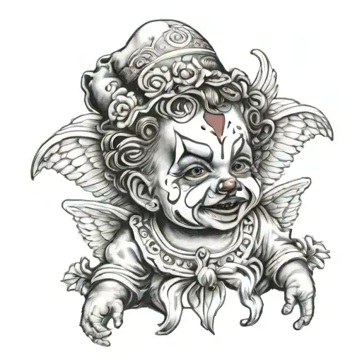 Gangser Clown Baby Angel