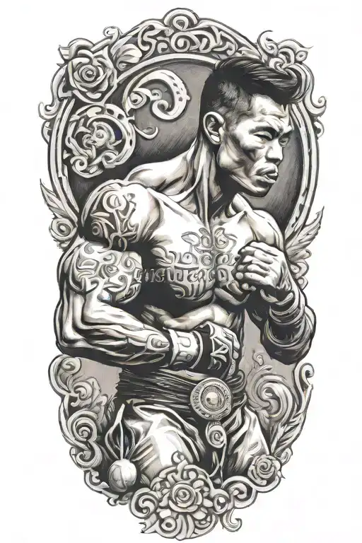 Indonesian Muay Thai Fighter