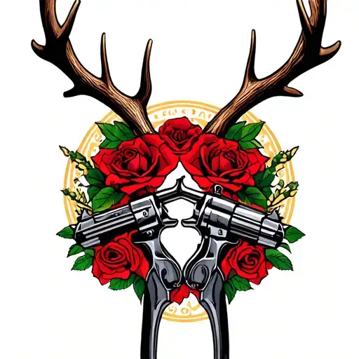 Love Guns Antlers And Family