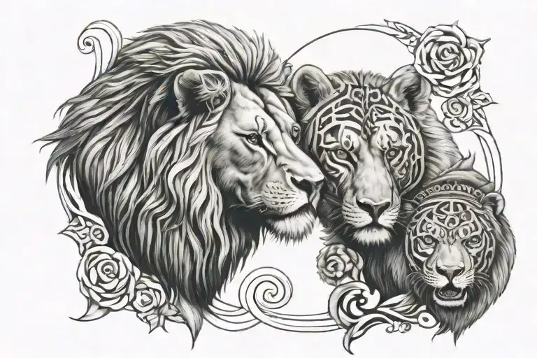 Lion And Bear Strength Love