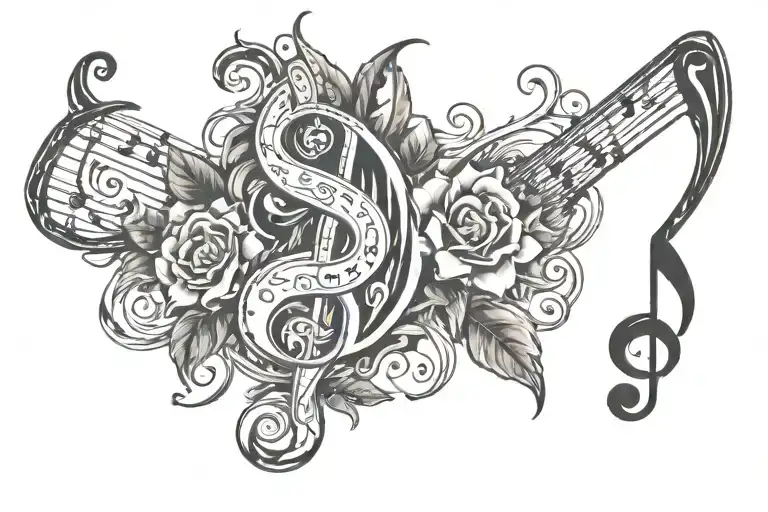 Jnd With A Music Note Surrounded