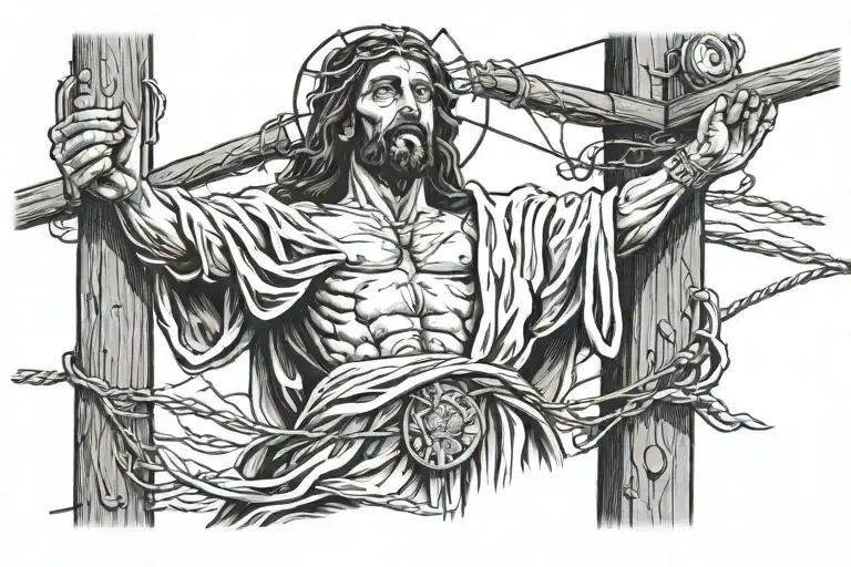 Jesus On Power Lines