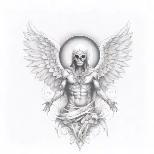 Angel Of Death Wide Wings Ancient
