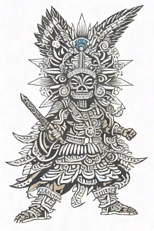 Huitzilopochtli In Battle Of Star