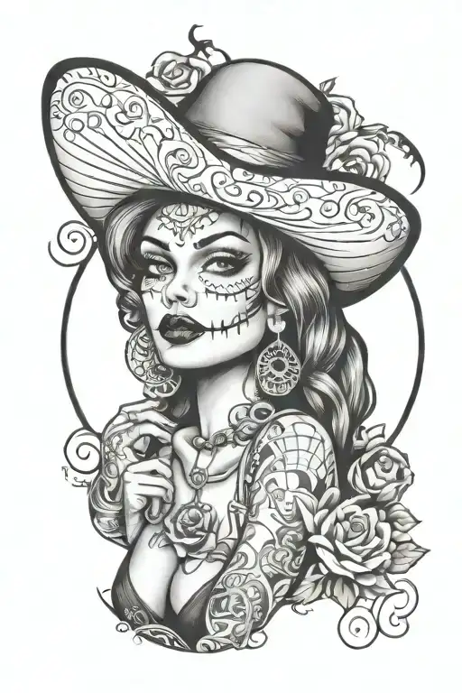 Halloween Pin Up Girl