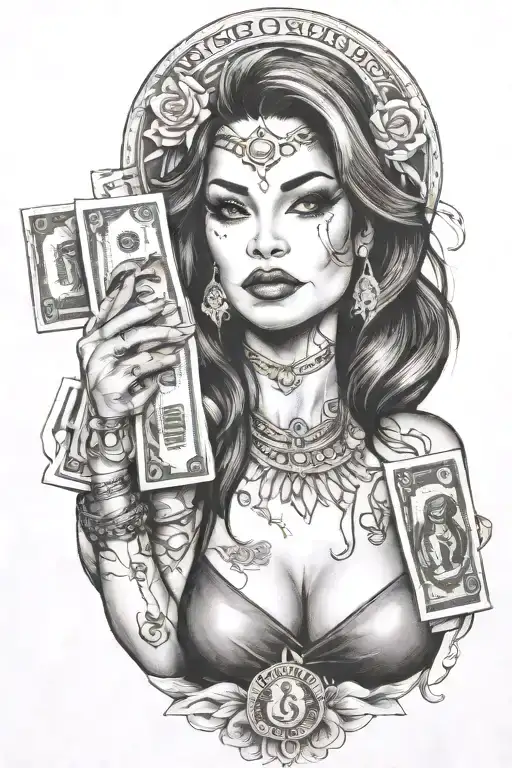 Sexy Woman Money Maker