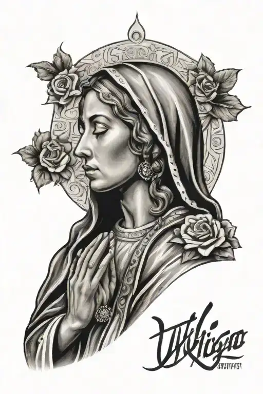 Virgin Mary Praying