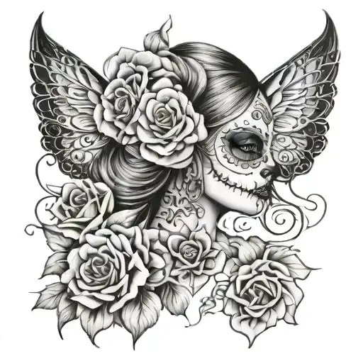 Day Of The Dead Girl Dressed