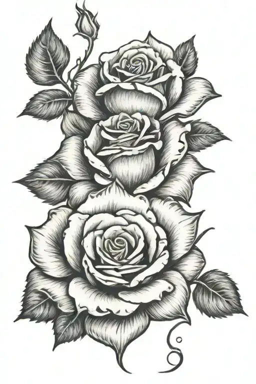 Rose With Number Six