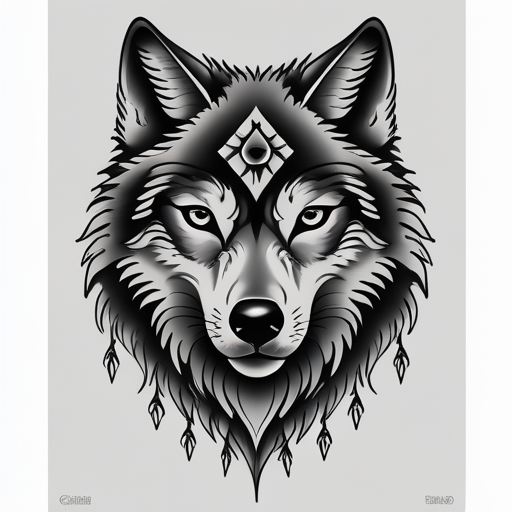 Tears of the Sacred Wolf Tattoo idea