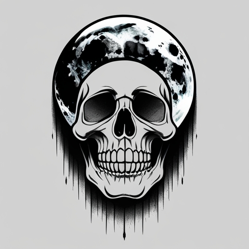 Whispers of the Fallen Moon Tattoo idea