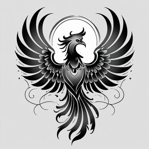 Phoenix’s Eternal Rebirth Tattoo idea