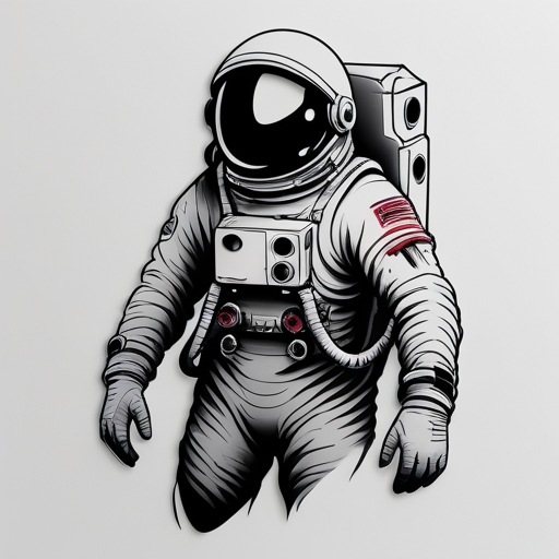 Astronaut Tattoo idea