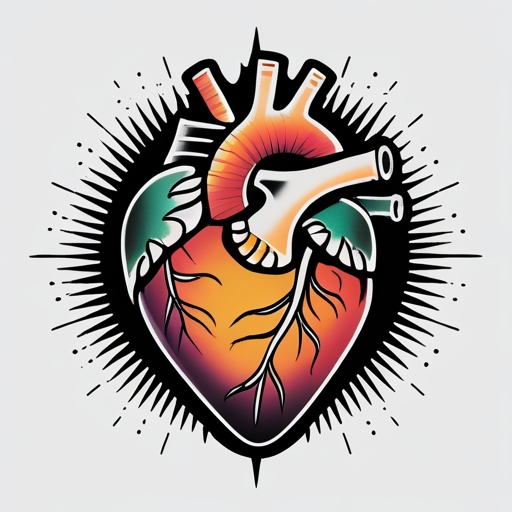 Eternal Heart’s Radiance Tattoo idea