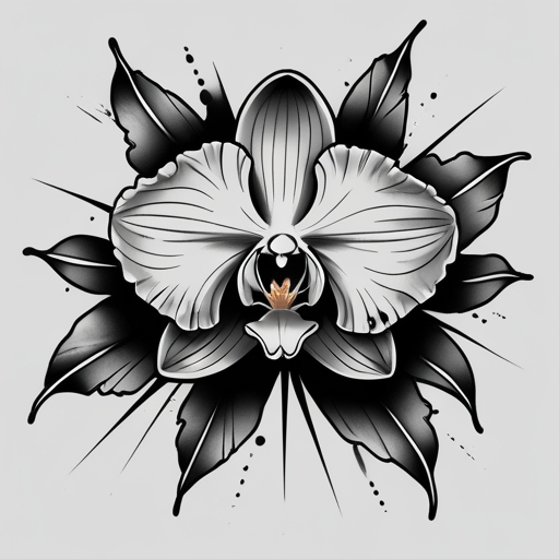 Orchid Tattoo idea
