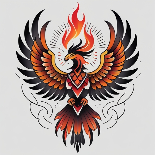 Whispers of the Phoenix’s Radiance Tattoo idea