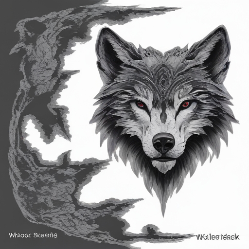 Whispers of the Wolf’s Path Tattoo idea