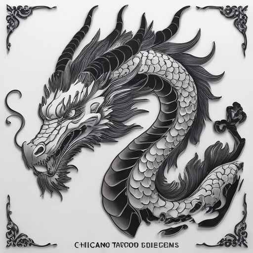 Silver Dragon Tattoo idea