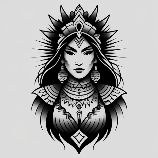 Warrior Princess Tattoo idea
