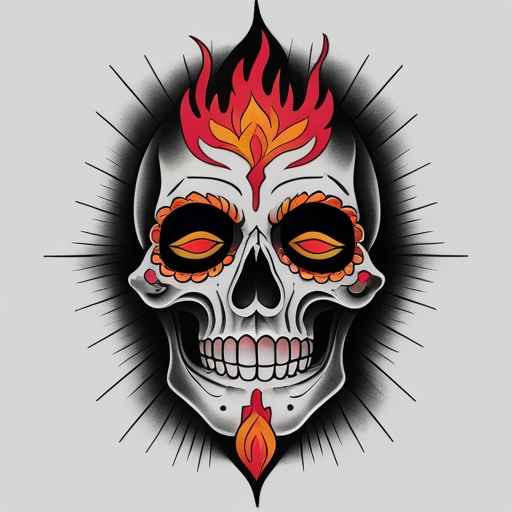 Crimson Fire’s Shadow of Time Tattoo idea