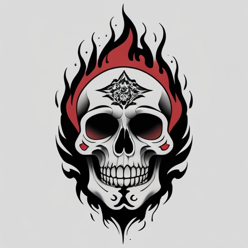 Crimson Emberstorm of the Soul’s Call Tattoo idea