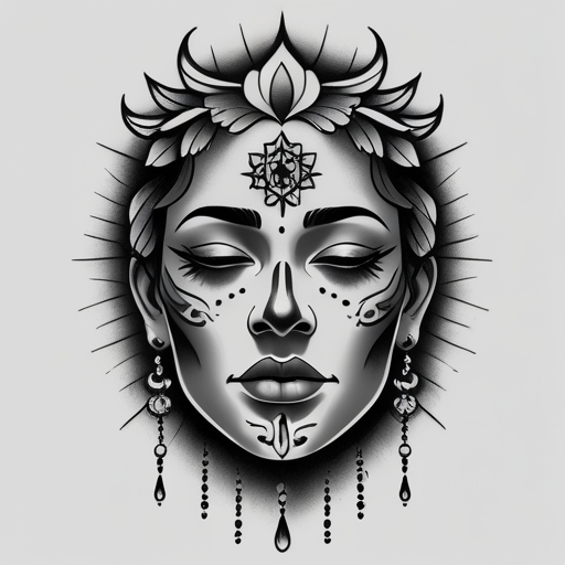 Soul’s Silent Tears of Time Tattoo idea