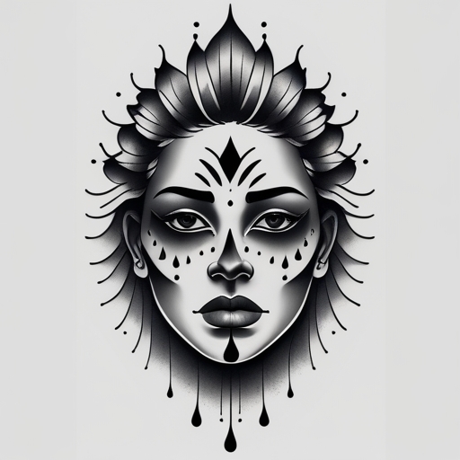 Tears of the Eternal Nightfall Tattoo idea