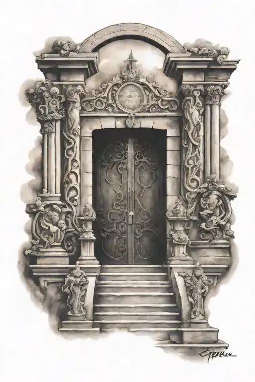 Heaven Gates With Stairs