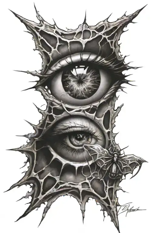 Lightning Spider Eye Looking