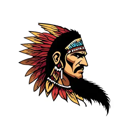 Aztec Warrior Chicano Style