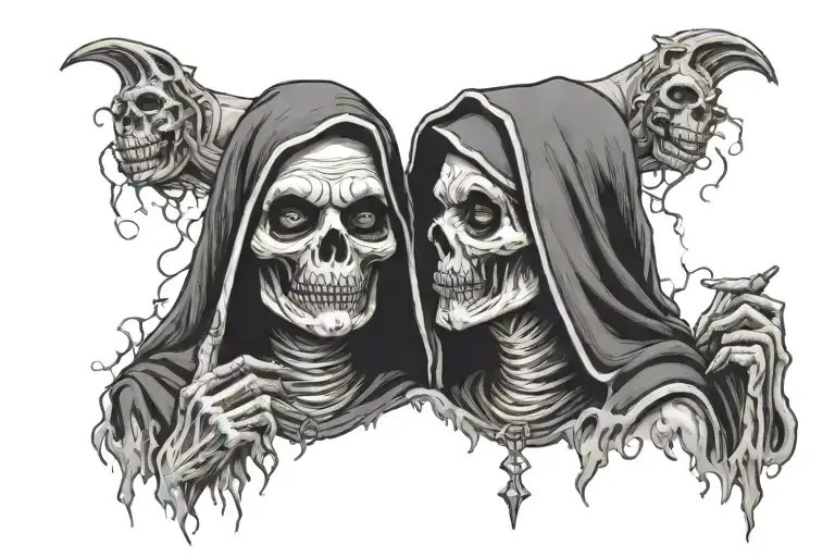 Undead Evil Nun Smoking